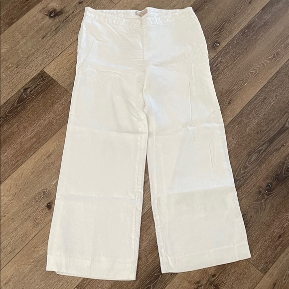 Banana Republic Martin Fit Wide Leg Linen Pants Plus Size - Picture 1 of 5